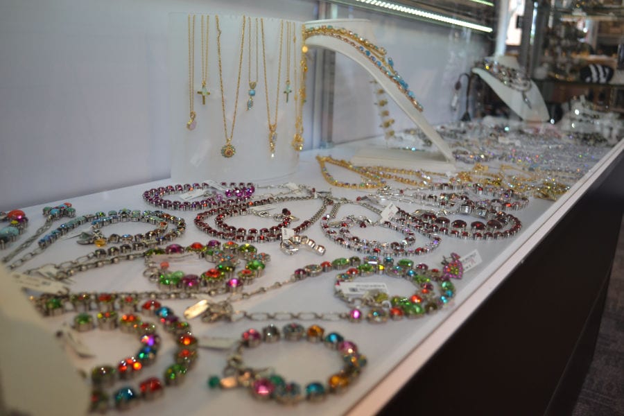 jewelry on display at Grand Glitz