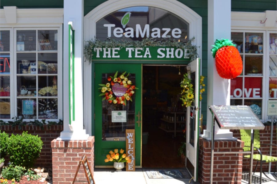 exterior of TeaMaze: The Tea Shop